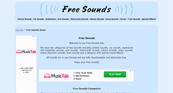 Desktop Screenshot of free-sounds.net