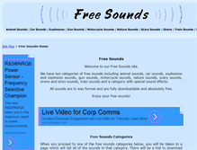 Tablet Screenshot of free-sounds.net